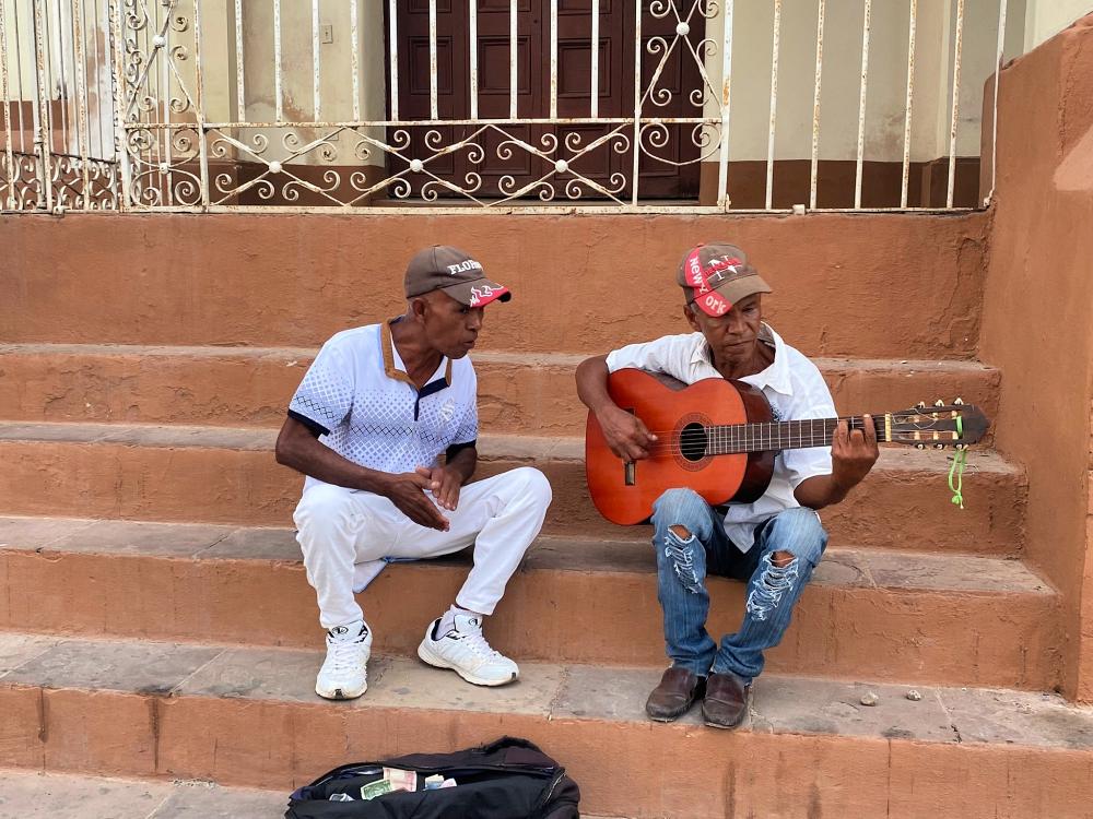 Gatemusikanter i Trinidad