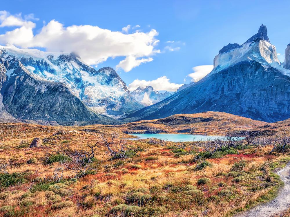 Landskapet i Patagonia 