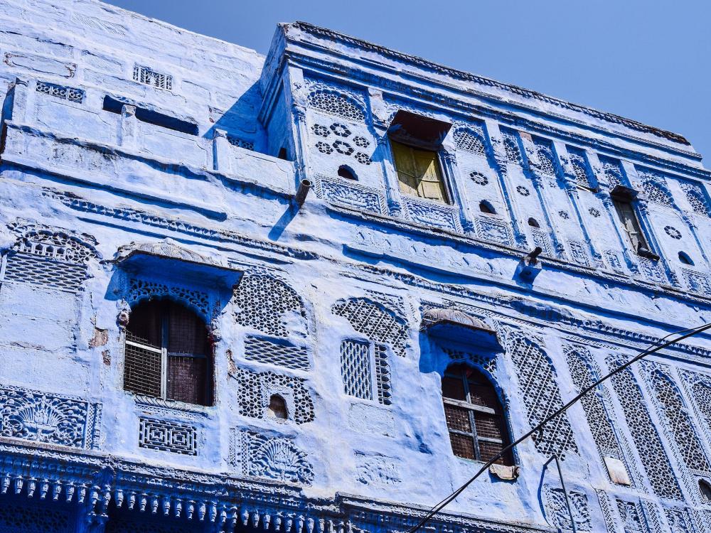 De blå husene i Jodhpur