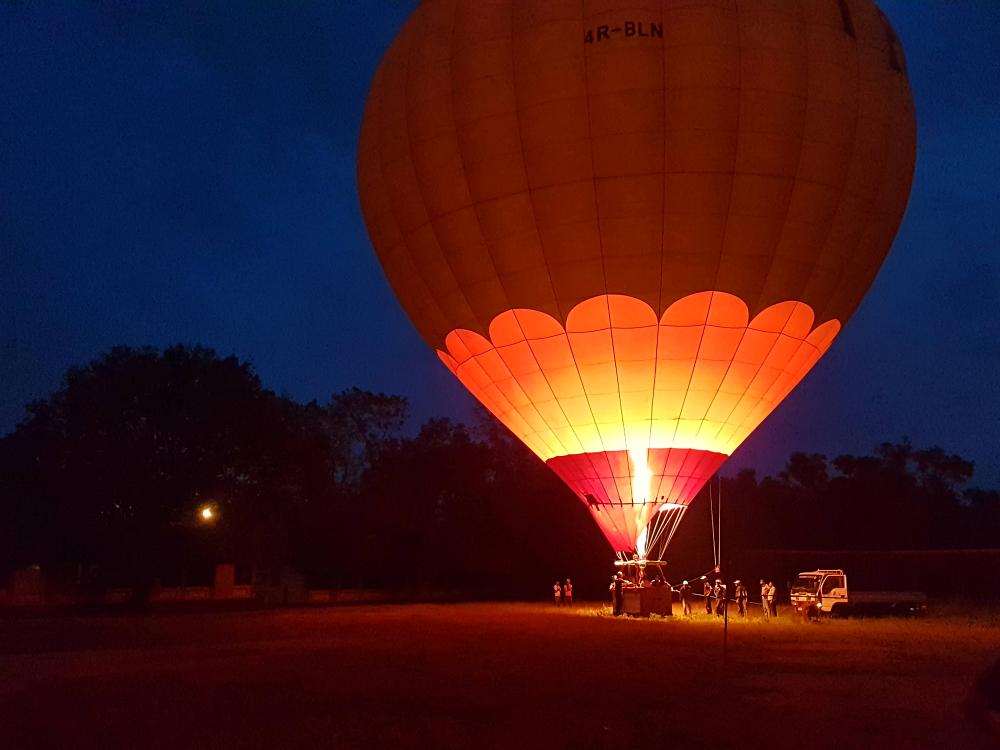 Luftballong i Dambulla