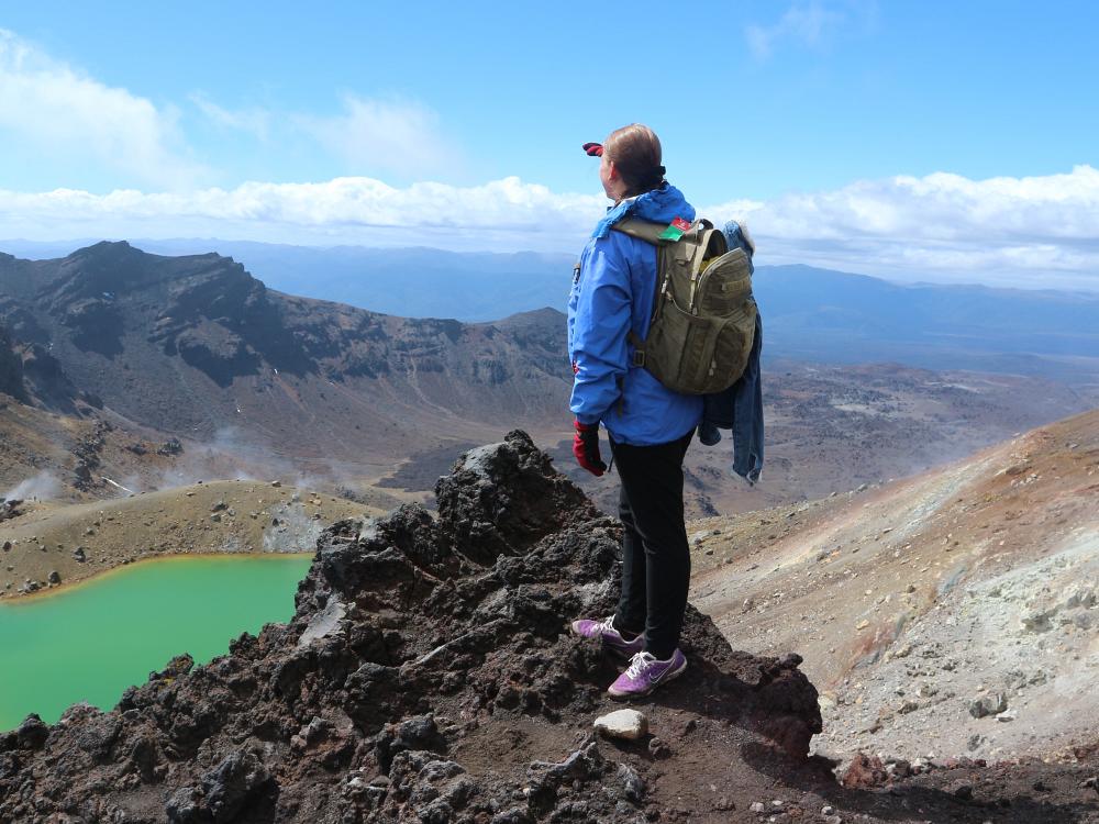 Vandring på Tongariro Crossing