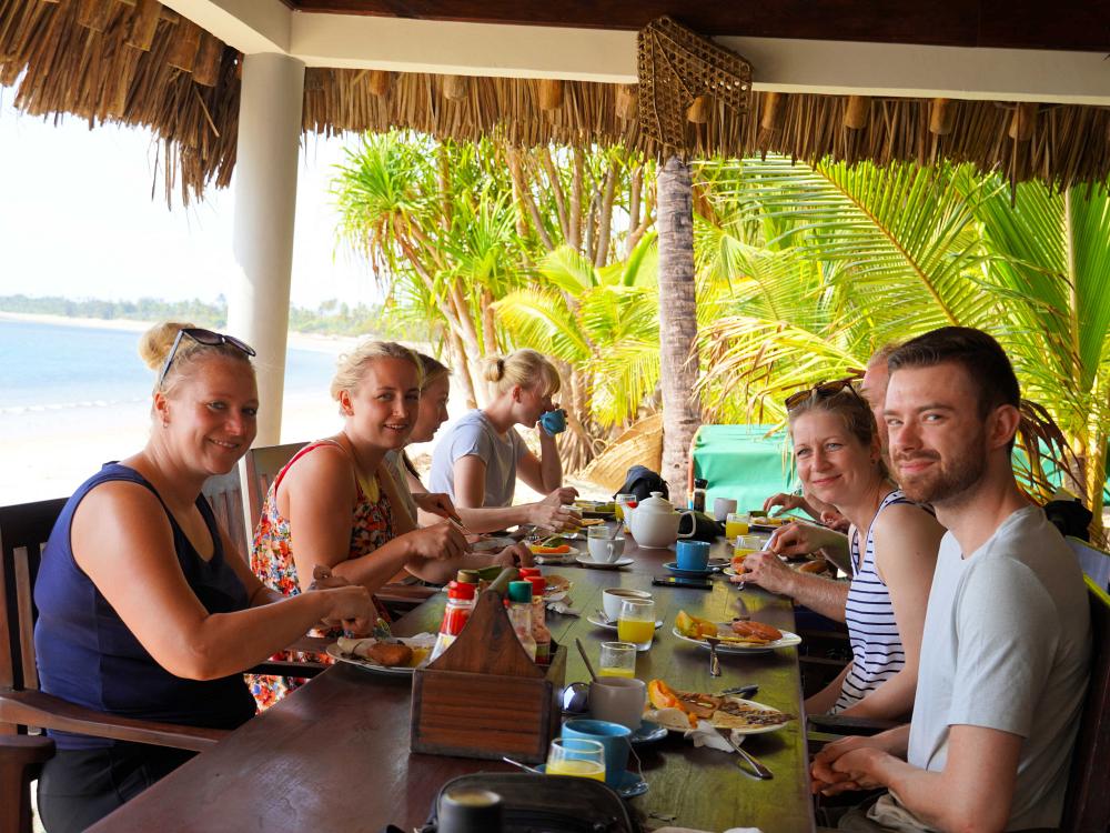 Frokost ved stranden