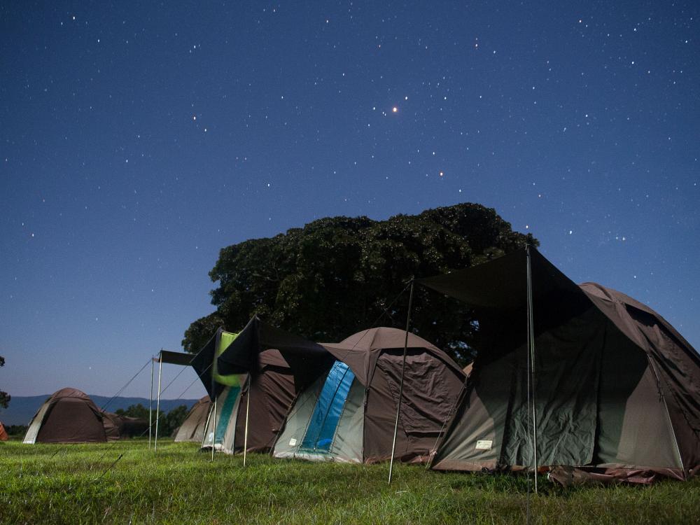 Camping under stjernene
