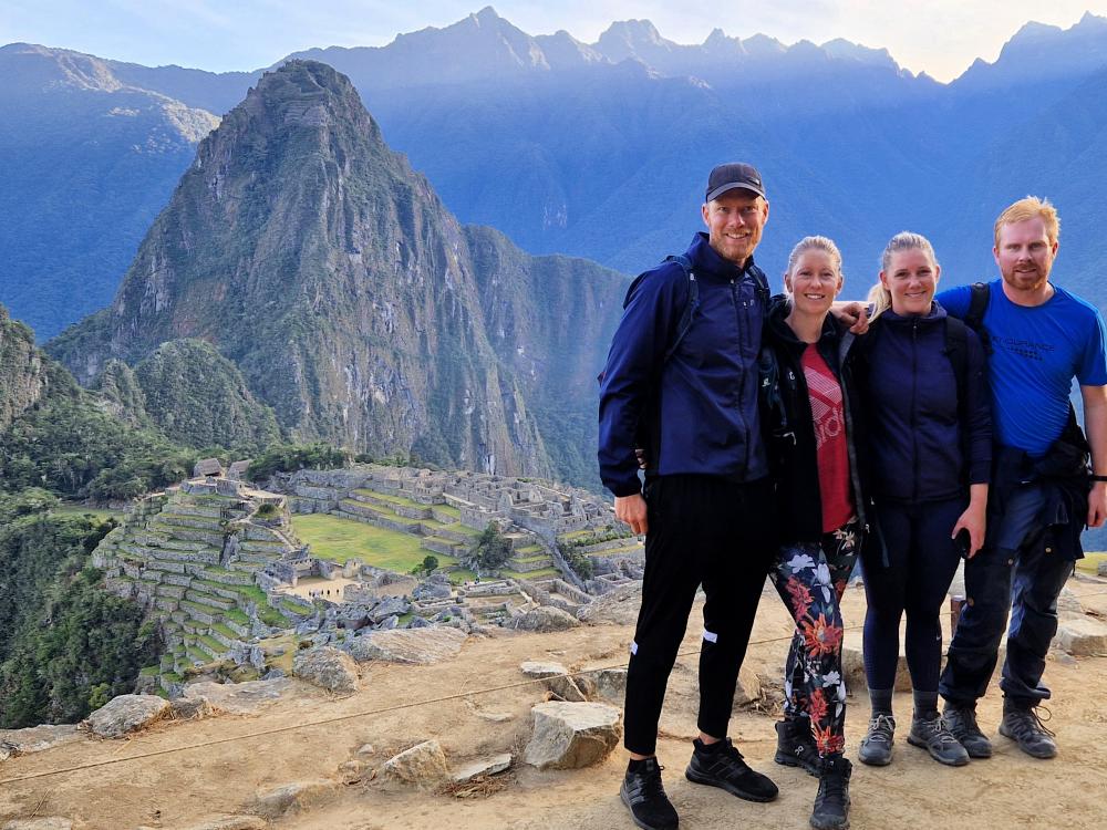 Soloppgang over Machu Picchu