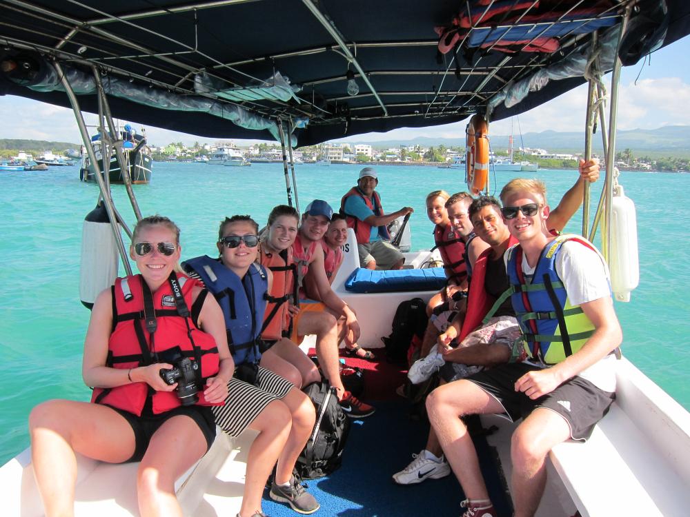 Seiltur på Galapagosøyene