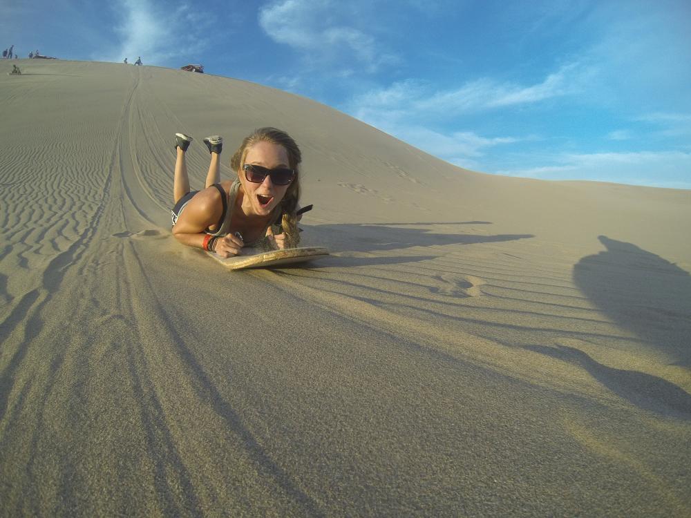Sandboarding i Peru