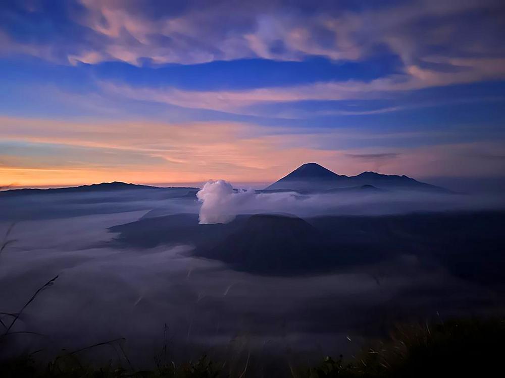 Vulkanen Bromo på Java