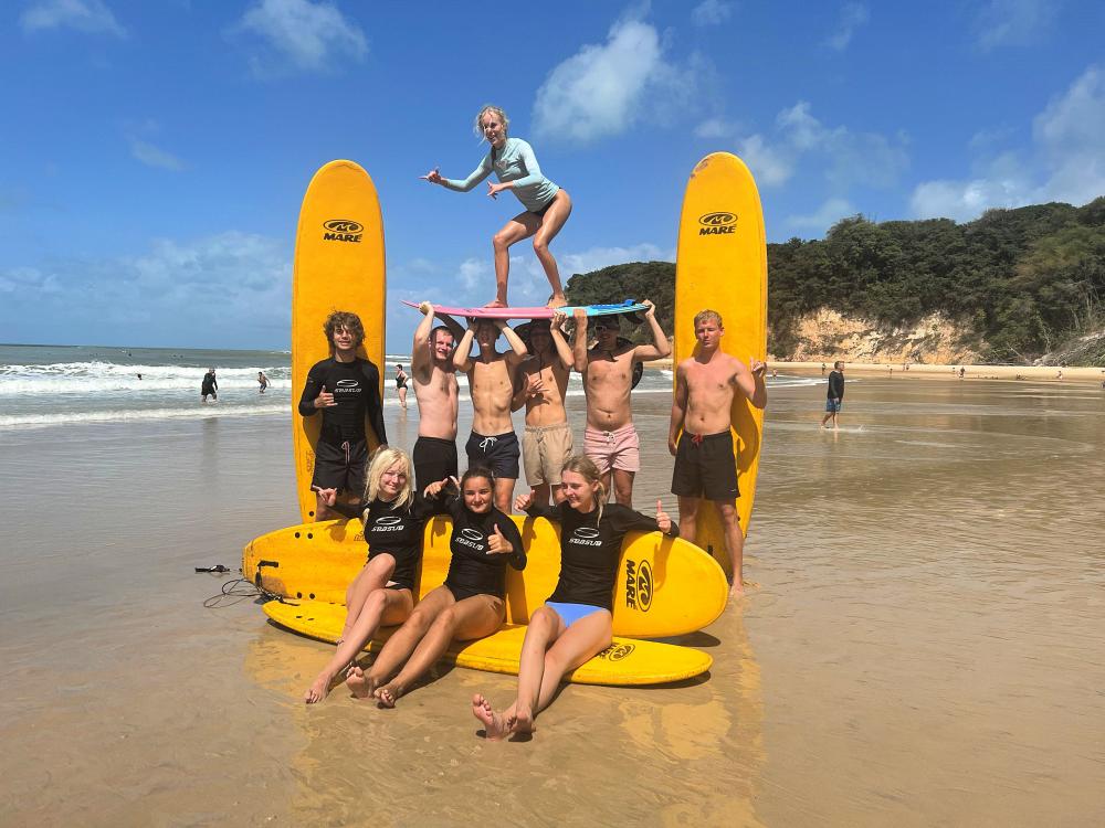 Lær å surfe i Brasil