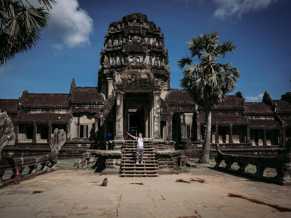 Angkor Wat-tempelet i Kambodsja