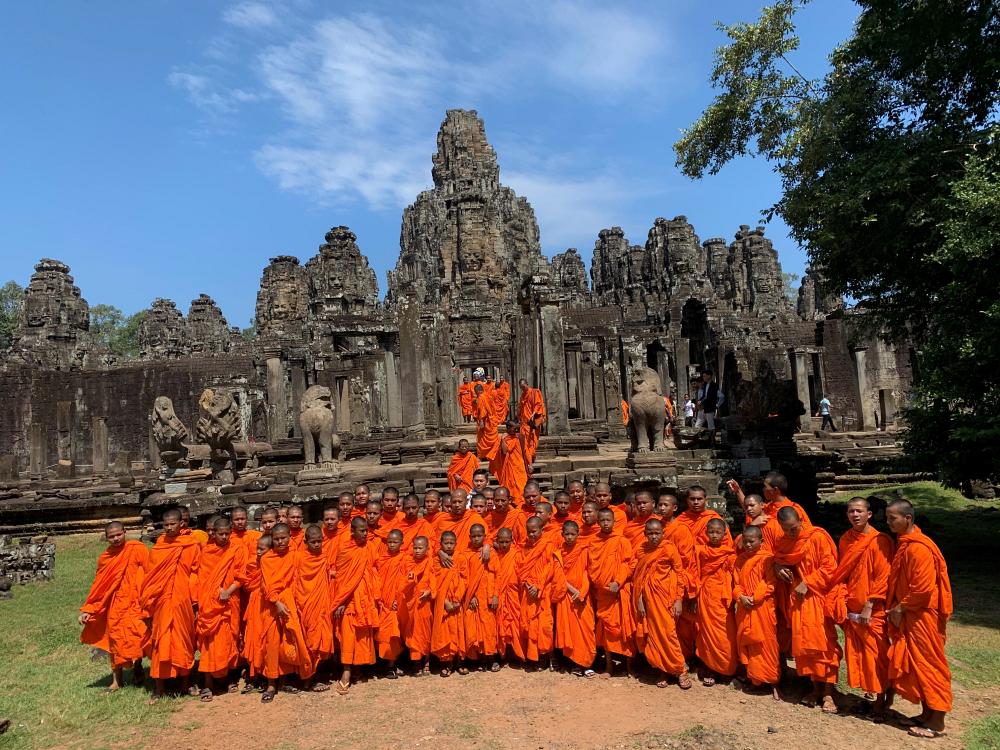 Munker i Angkor Wat