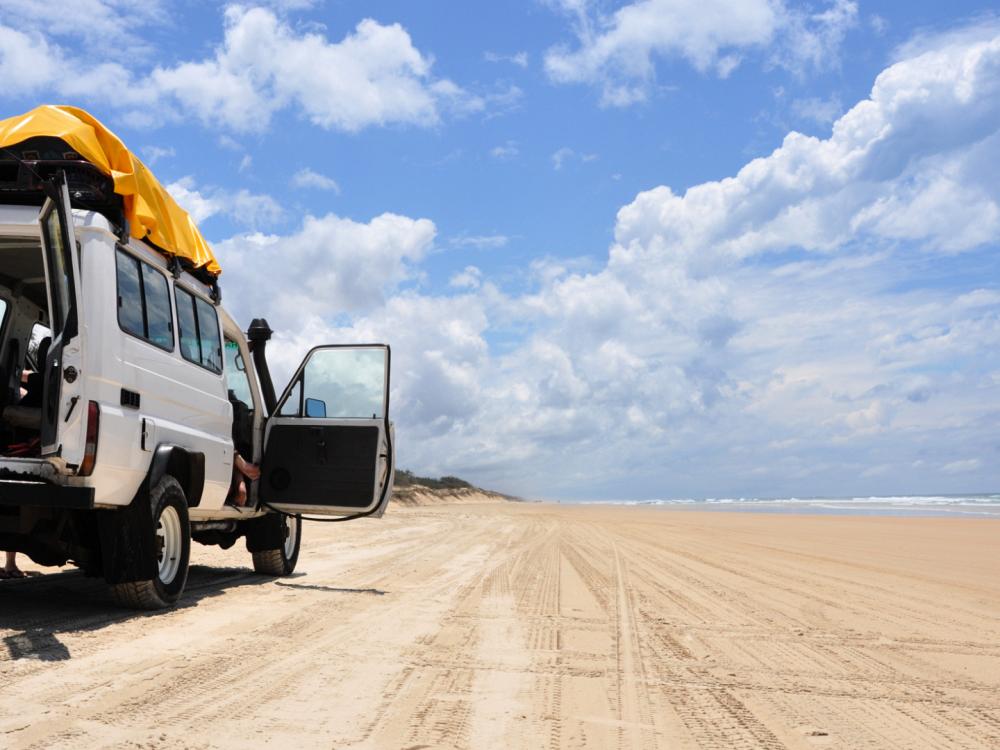 Jeeptur på Fraser Island