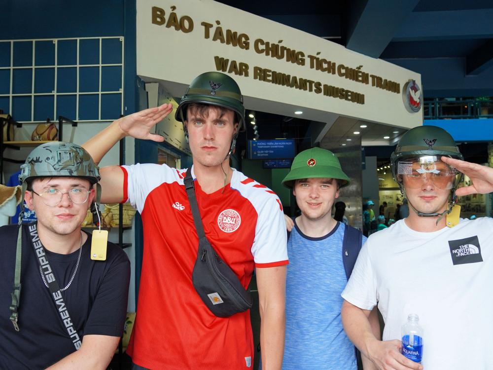På krigsmuseet i Saigon