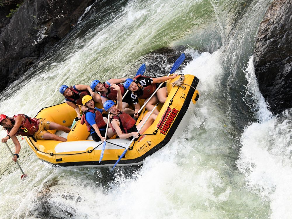 Rafting på Tully-elven