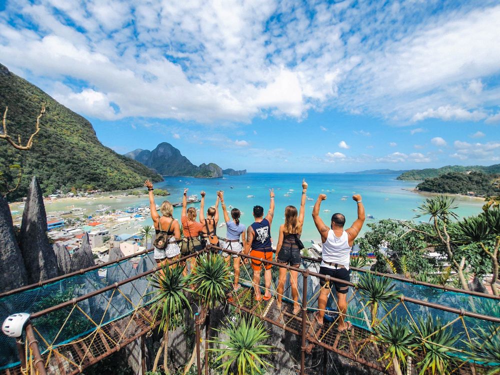 Canopy walk i El Nido