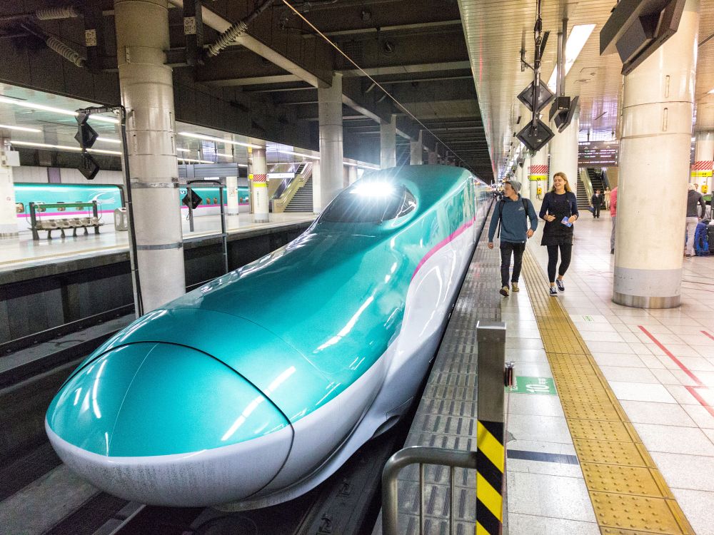 Togtur med Shinkansen