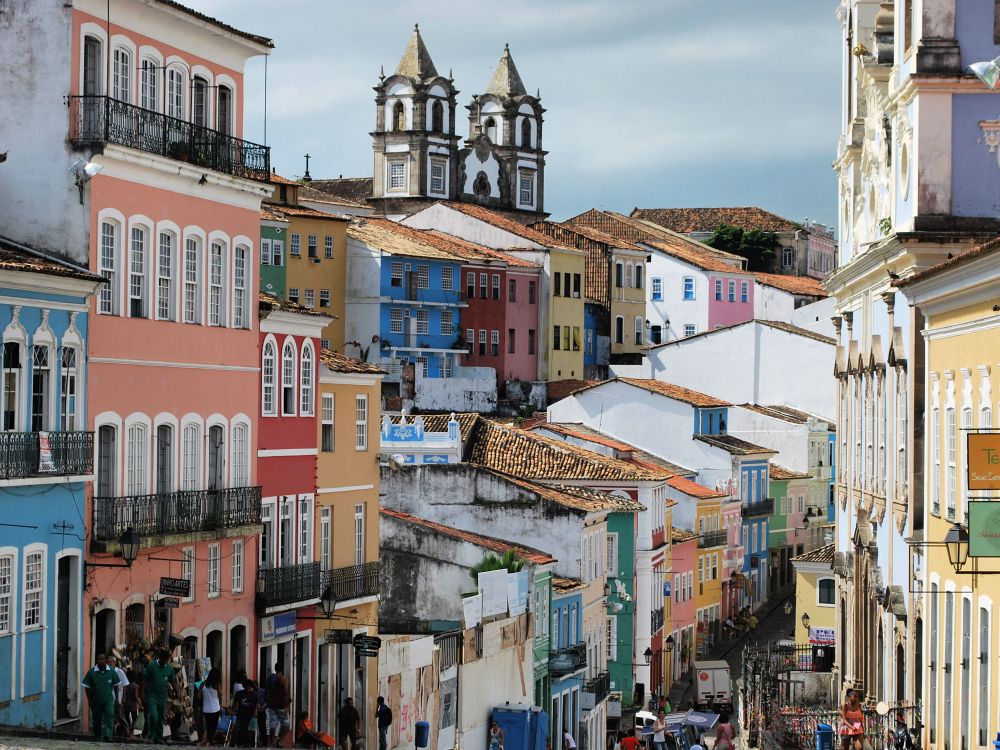 Besøk fargerike Salvador de Bahia