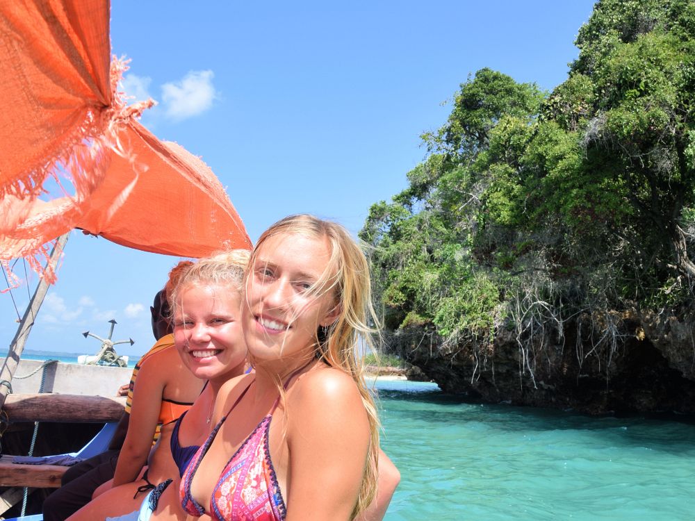 Svøm i den blå lagunen på Zanzibar
