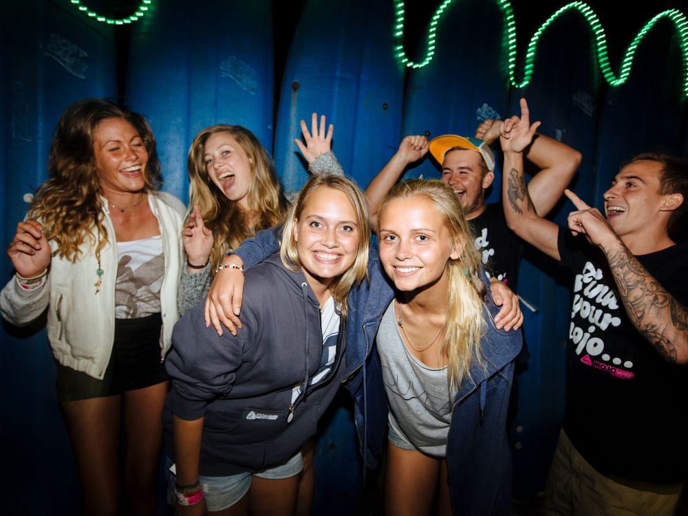 Partytime i Byron Bay