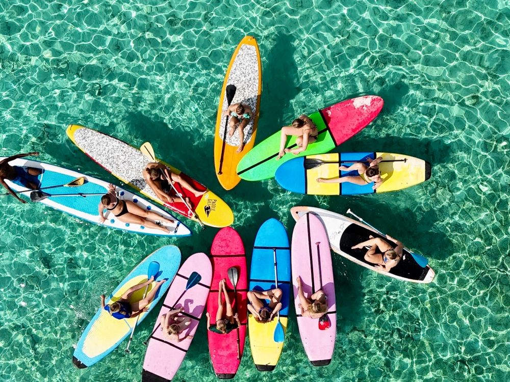 SUP på Gili