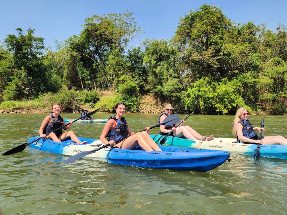 Kajakk på Kwai-elven