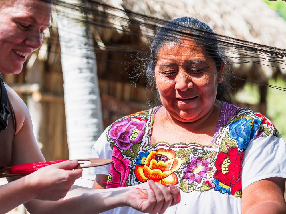 Hengekøyeveving i Nuevo Durango