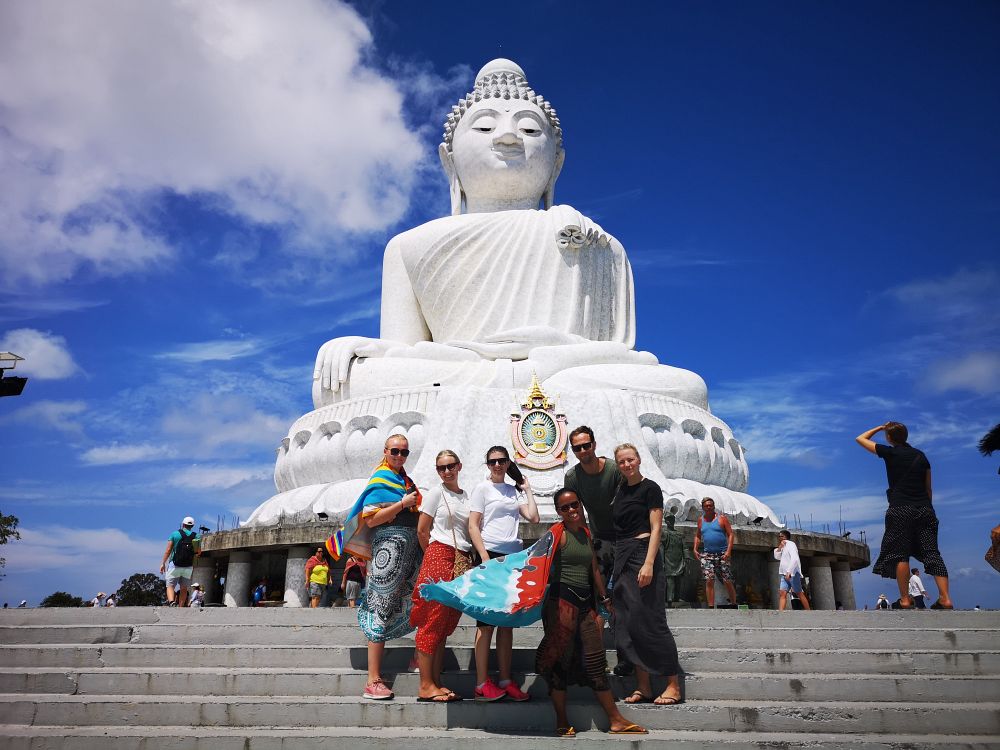 Utsikt over Phuket fra Big Buddha