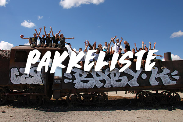 Reiseleksikon - pakkeliste